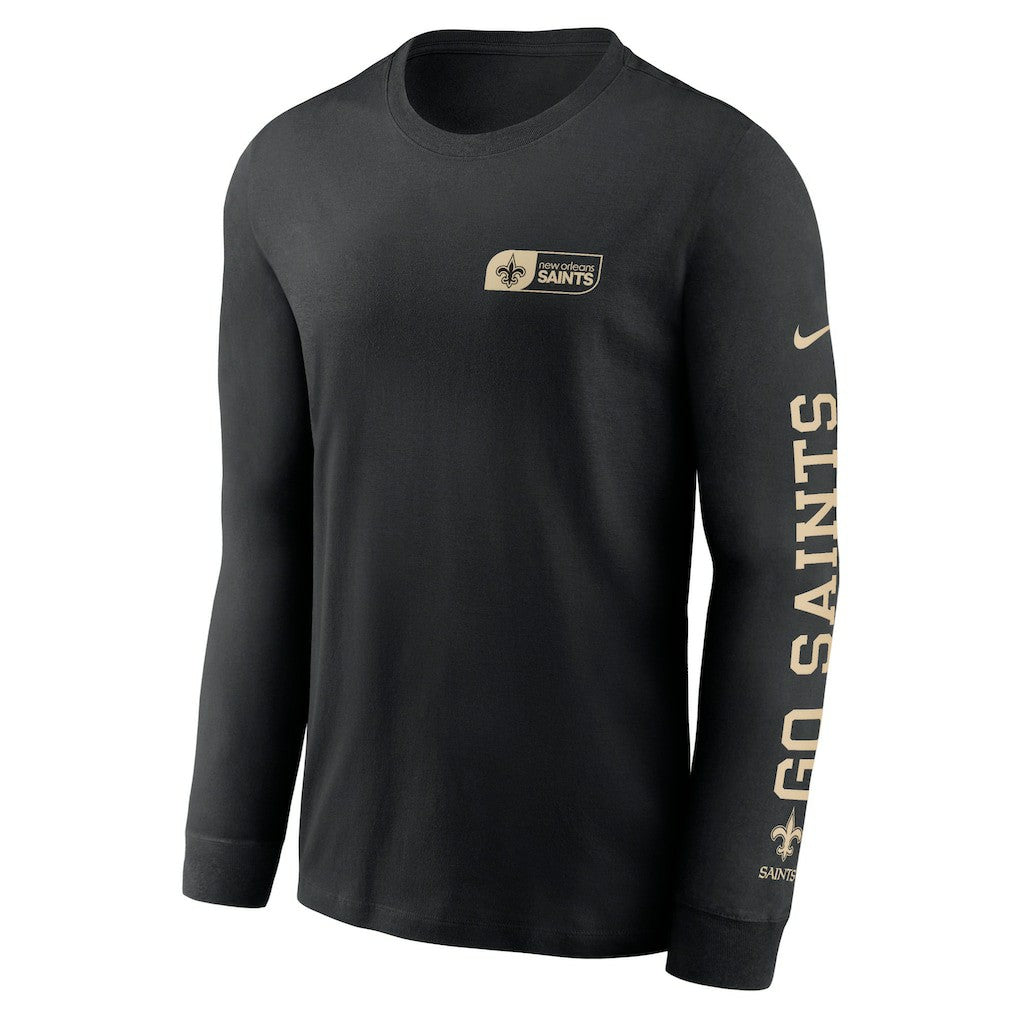 New Orleans Saints All Out Long Sleeve T-Shirt - Black | Nike online