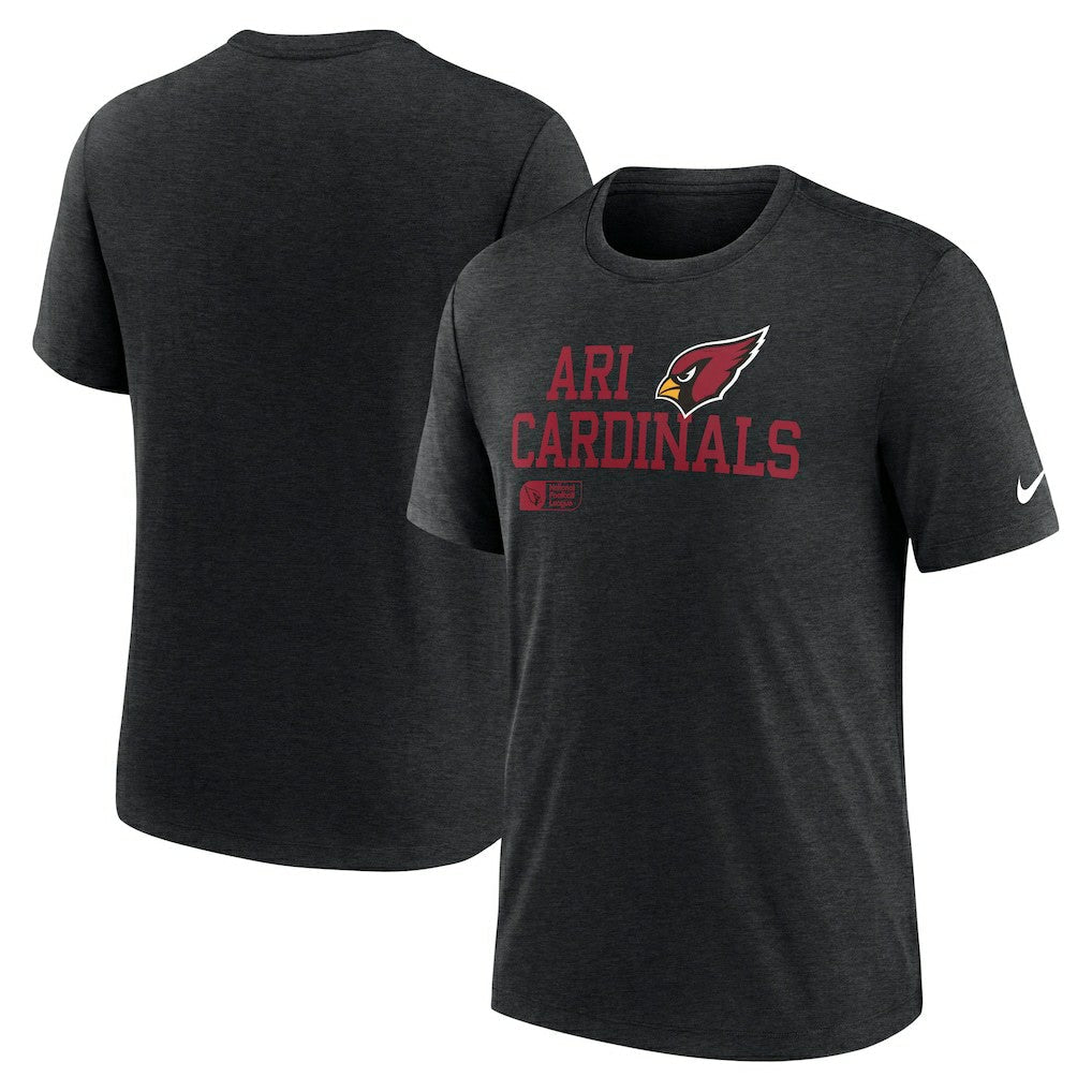 Arizona Cardinals Overlap Lockup Tri-Blend T-Shirt - Black | Nike on sale