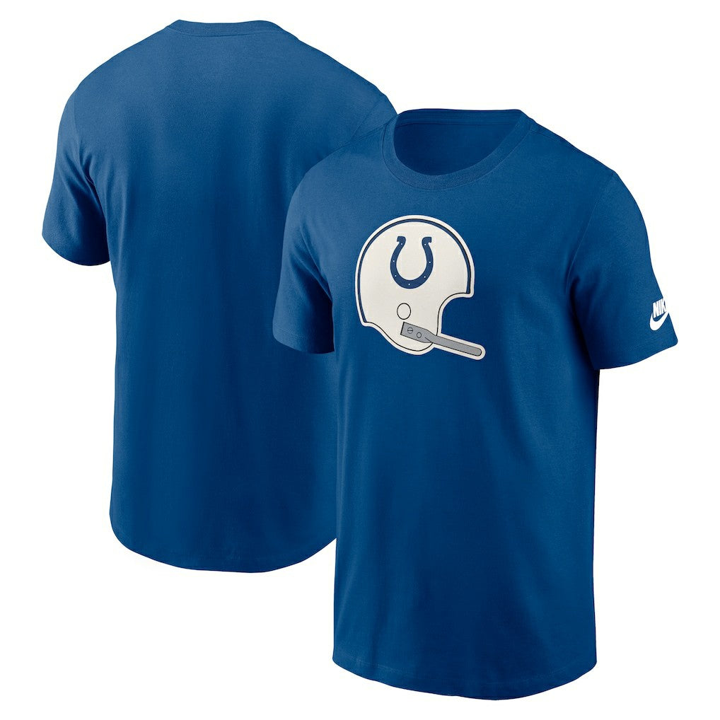 Indianapolis Colts Rewind Logo Essential T-Shirt - Royal | Nike discount