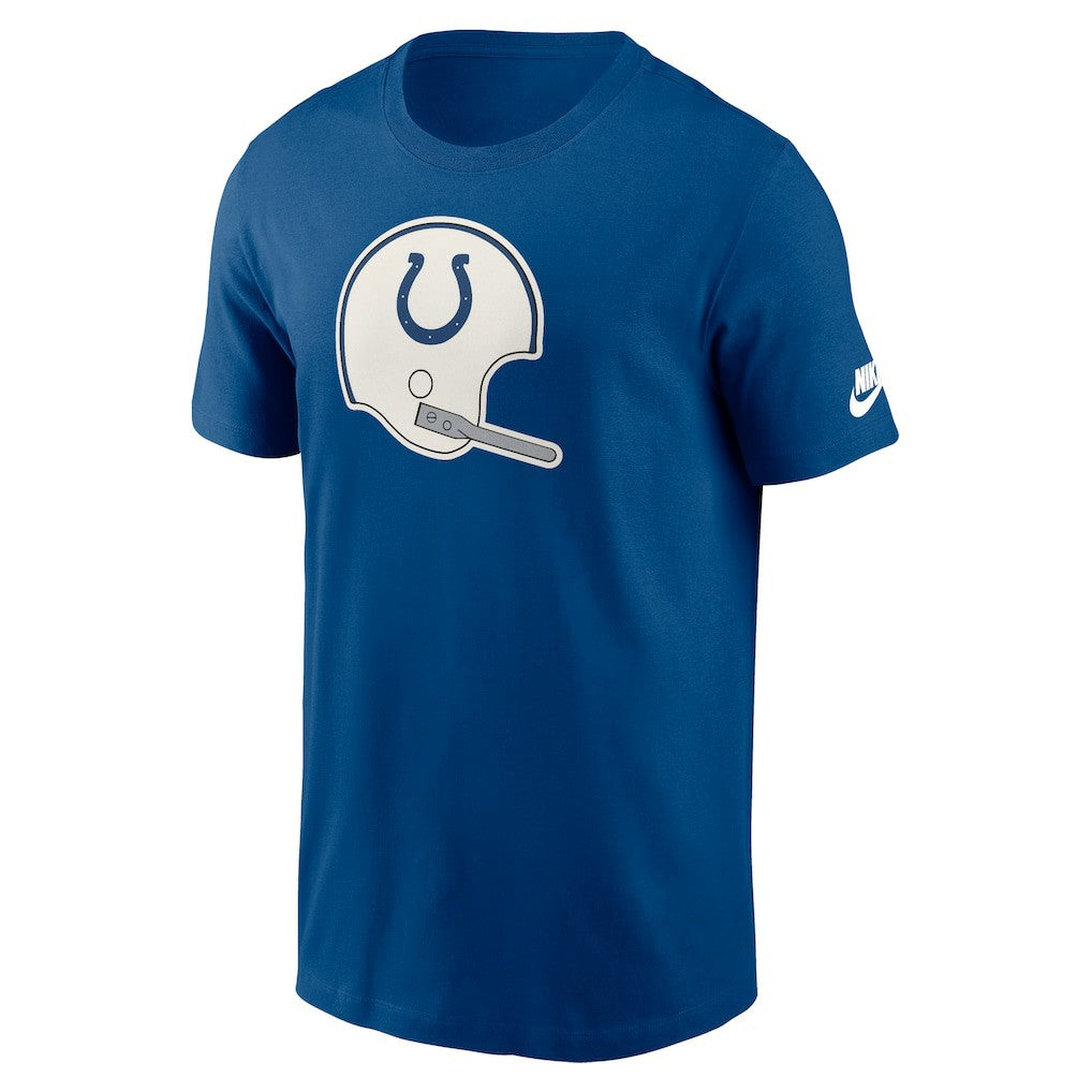 Indianapolis Colts Rewind Logo Essential T-Shirt - Royal | Nike discount