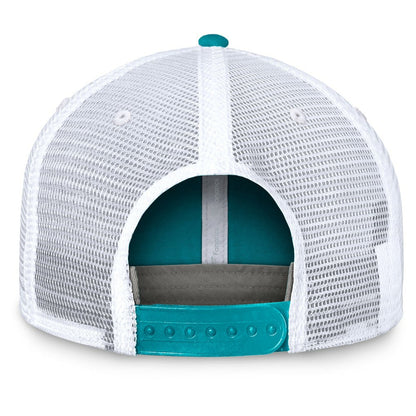 Miami Dolphins Upper Trucker Adjustable Hat - Aqua/White outlet