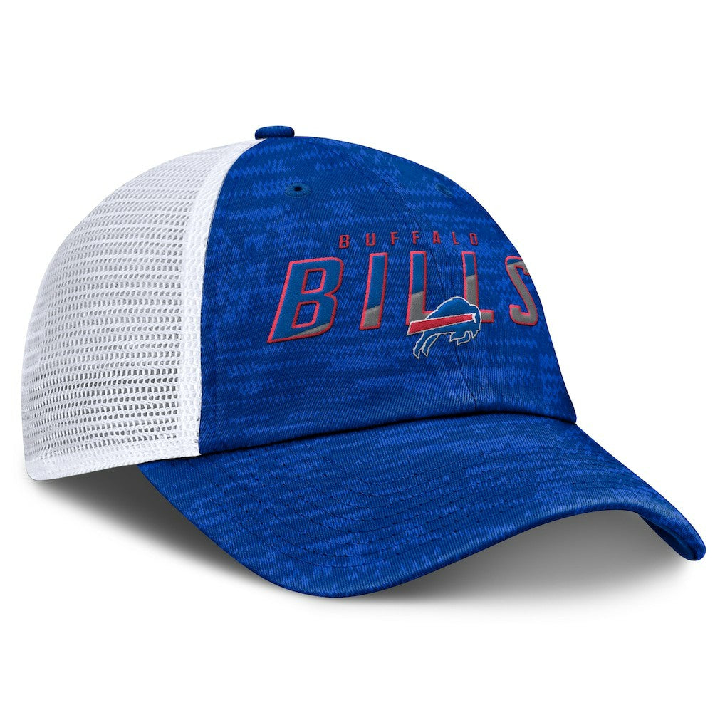Buffalo Bills Challenge Trucker Adjustable Hat - Heather Royal sale