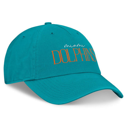 Miami Dolphins Women's Review Unstructured Adjustable Hat - Aqua on sale