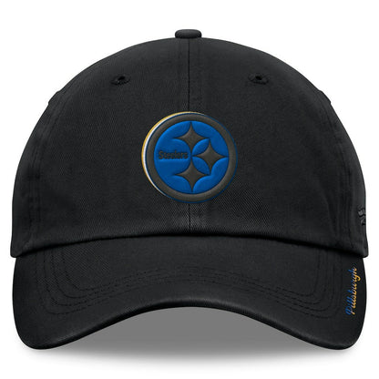 Pittsburgh Steelers Women's Eclipse Adjustable Hat - Black discount