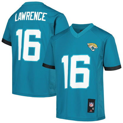 Trevor Lawrence Jacksonville Jaguars Youth Replica Player Jersey - Teal sale