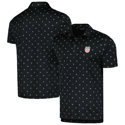 USMNT Levelwear Groove Performance Polo - Black discount