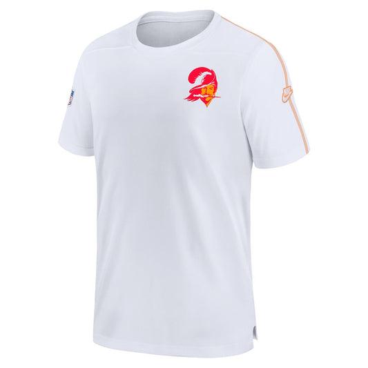 Tampa Bay Buccaneers Sideline Alternate Logo Coach Performance Top - White | Nike on sale