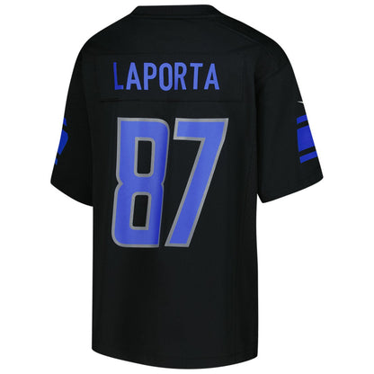 Sam LaPorta Detroit Lions Youth Game Jersey - Black | Nike sale