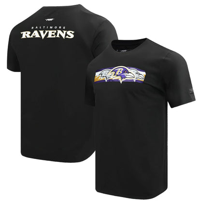 Baltimore Ravens Pro Standard Retro Striper T-Shirt - Black discount