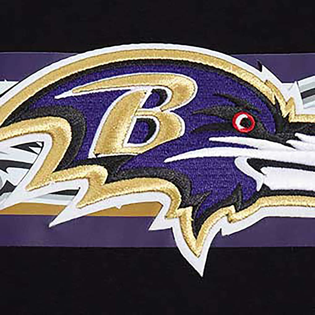 Baltimore Ravens Pro Standard Retro Striper T-Shirt - Black discount