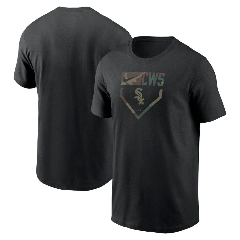 Chicago White Sox Camo T-Shirt - Black | Nike