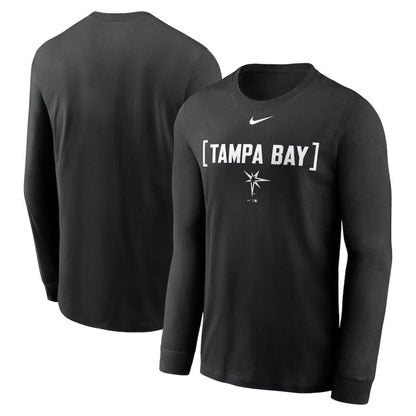 Tampa Bay Rays Local Nickname Long Sleeve T-Shirt - Black | Nike