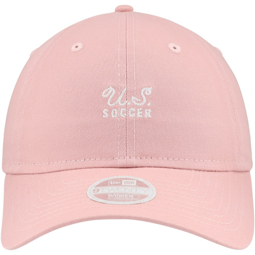 USWNT New Era Women's Throwback 9TWENTY Adjustable Hat - Pink | New Era on sale