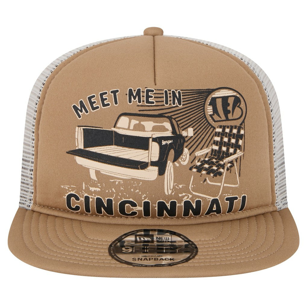 Cincinnati Bengals New Era Meet Me 9FIFTY Snapback Hat - Tan online