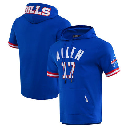 Josh Allen Buffalo Bills Pro Standard Player Name & Number Hoodie T-Shirt - Royal on sale