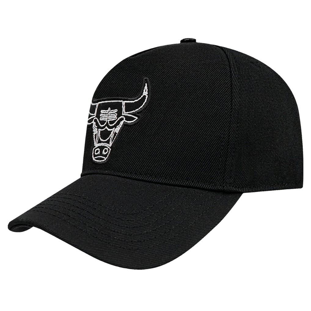 Chicago Bulls Pro Standard Paint the City Pinch Front Snapback Hat - Black cheap