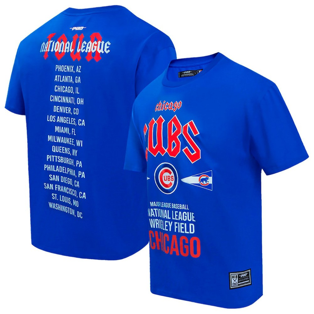 Chicago Cubs Pro Standard Oversized City Tour T-Shirt - Royal