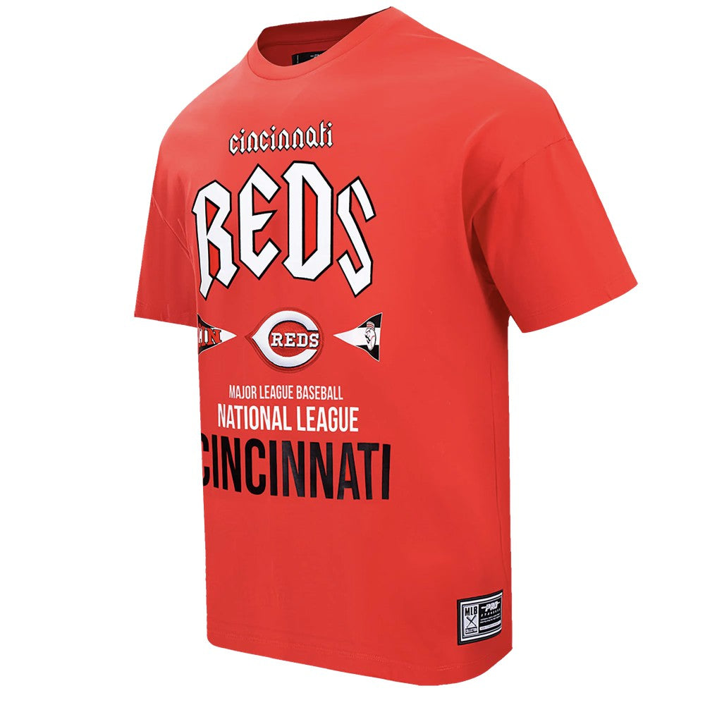 Cincinnati Reds Pro Standard Oversized City Tour T-Shirt - Red
