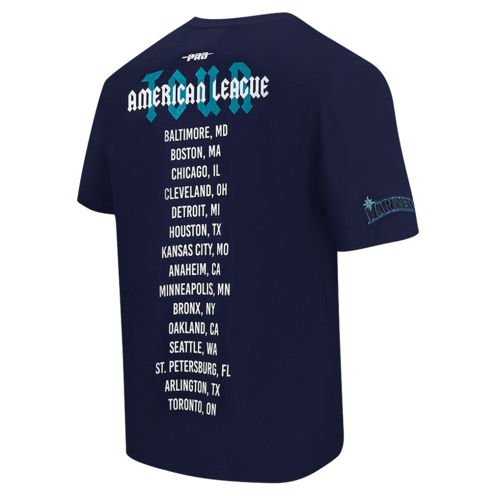 Seattle Mariners Pro Standard Oversized City Tour T-Shirt - Navy