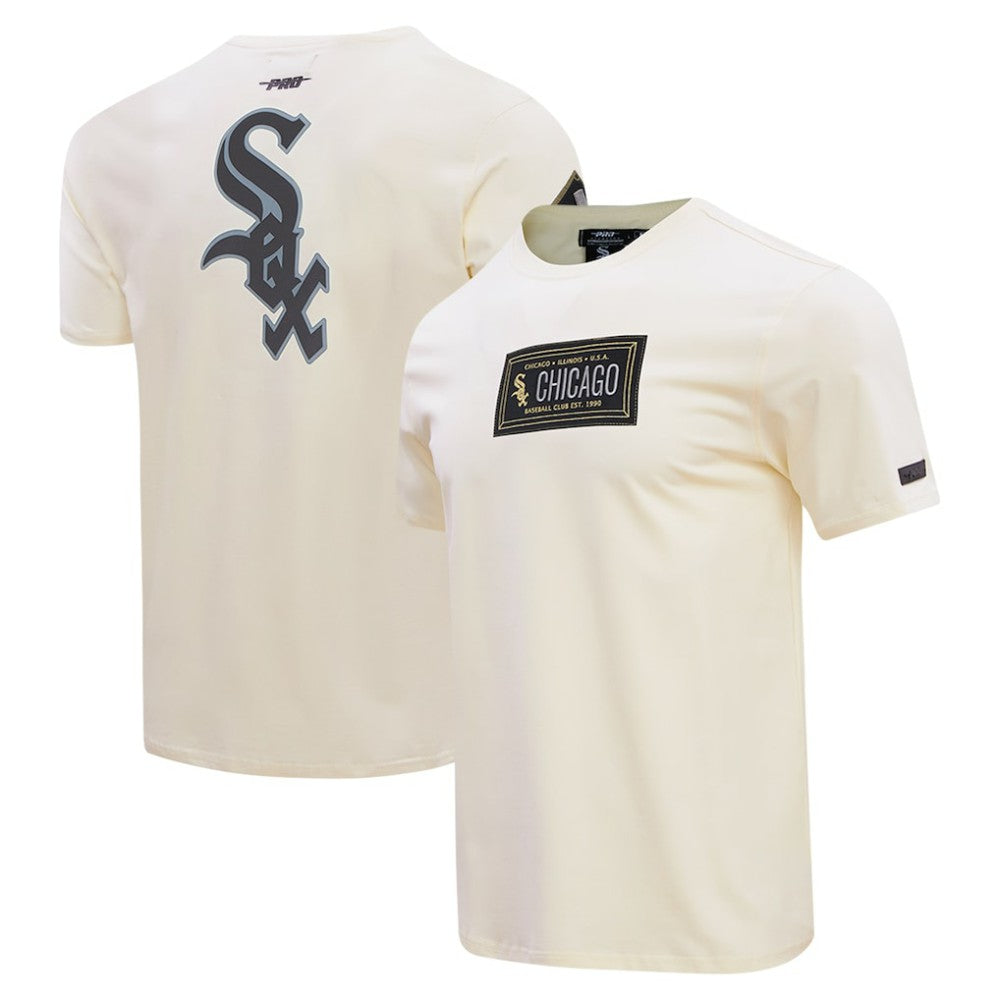 Chicago White Sox Pro Standard Club Member Badge T-Shirt - Cream
