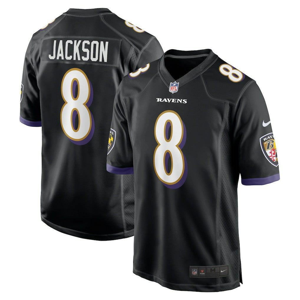 Lamar Jackson Baltimore Ravens Alternate Game Jersey - Black | Nike online