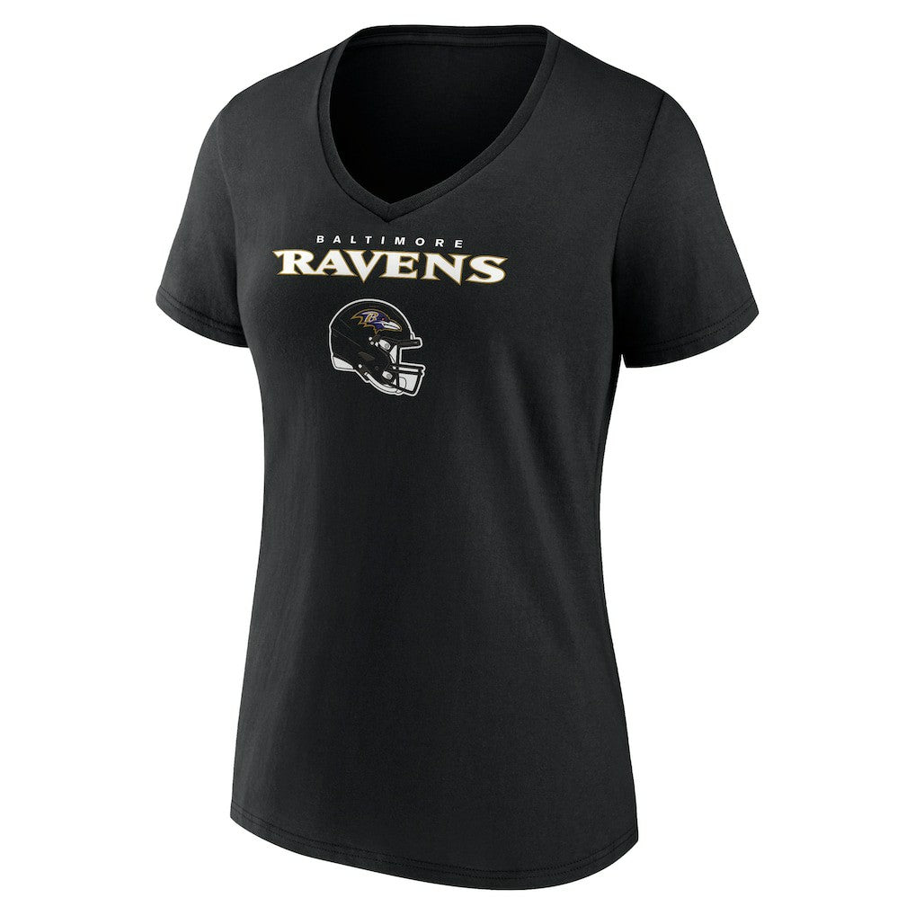 Roquan Smith Baltimore Ravens Women's Team Wordmark Player Name & Number V-Neck T-Shirt - Black online