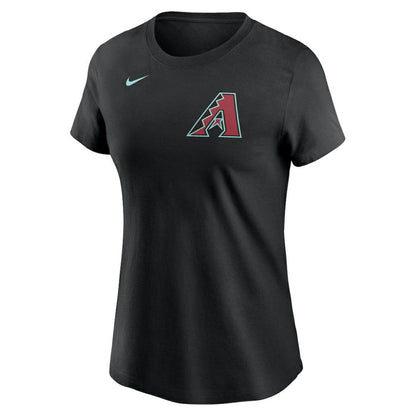 Alek Thomas Arizona Diamondbacks Women's 2024 Fuse Name & Number T-Shirt - Black | Nike