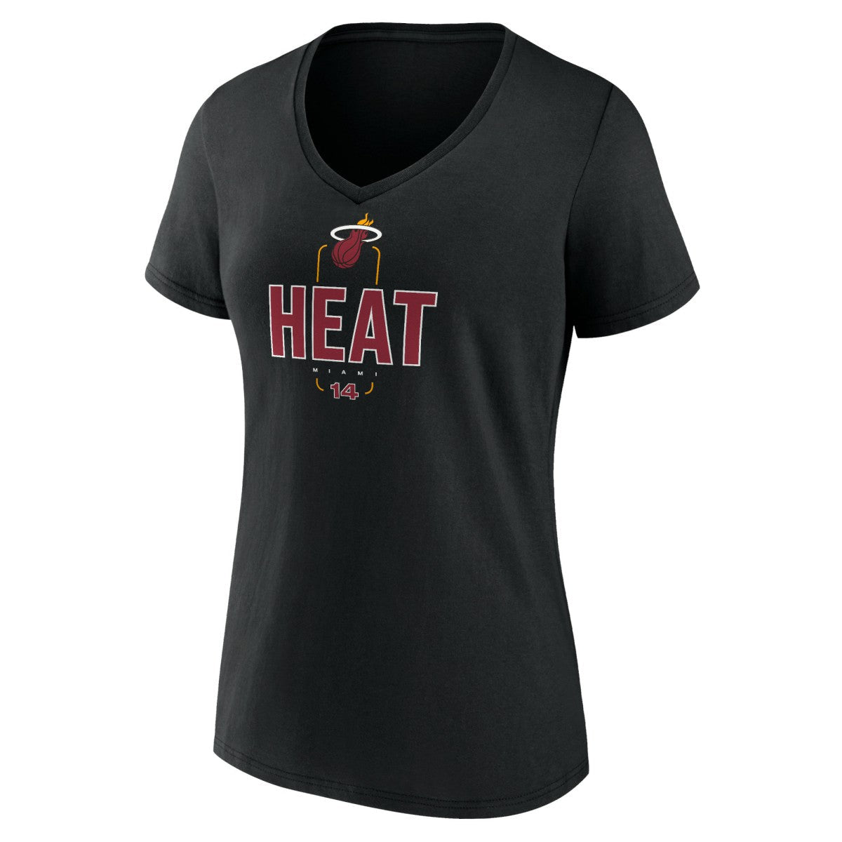 Tyler Herro Miami Heat Women's Behind The Back Name & Number V-Neck T-Shirt - Black cheap