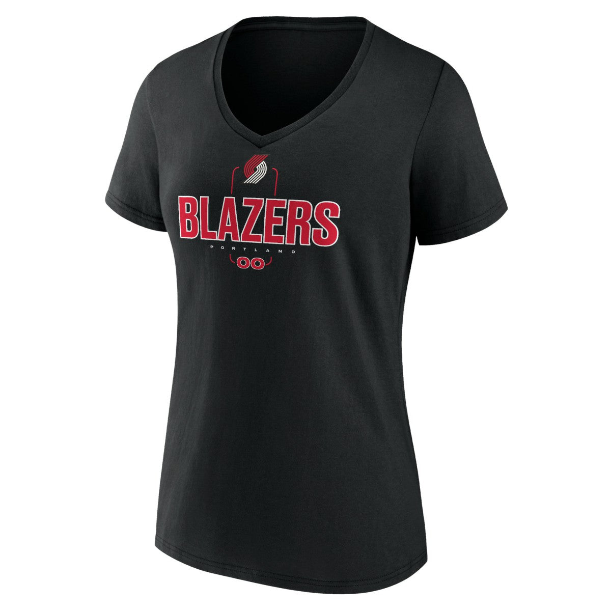 Scoot Henderson Portland Trail Blazers Women's Behind The Back Name & Number V-Neck T-Shirt - Black shop