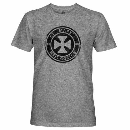 Manchester City 1863FC Retro St. Marks T-Shirt - Heather Gray shop