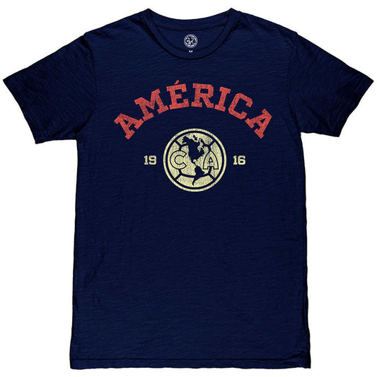 Club America 1863FC Established Slub T-Shirt - Navy sale
