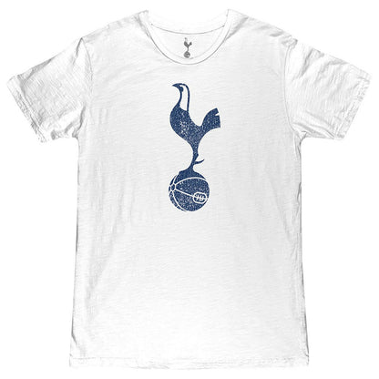 Tottenham Hotspur 1863FC Mono Crest Slub T-Shirt - White for sale