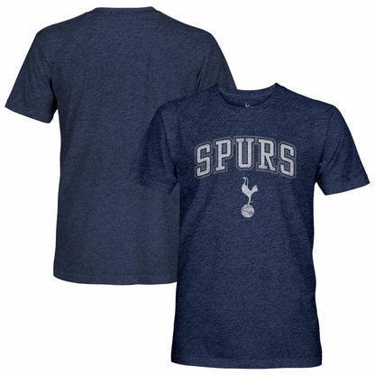 Tottenham Hotspur 1863FC Wordmark Twisted Tri-Blend Slub T-Shirt - Heather Navy outlet