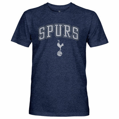 Tottenham Hotspur 1863FC Wordmark Twisted Tri-Blend Slub T-Shirt - Heather Navy outlet