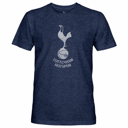 Tottenham Hotspur 1863FC Mono Crest Twisted Tri-Blend Slub T-Shirt - Heather Navy outlet