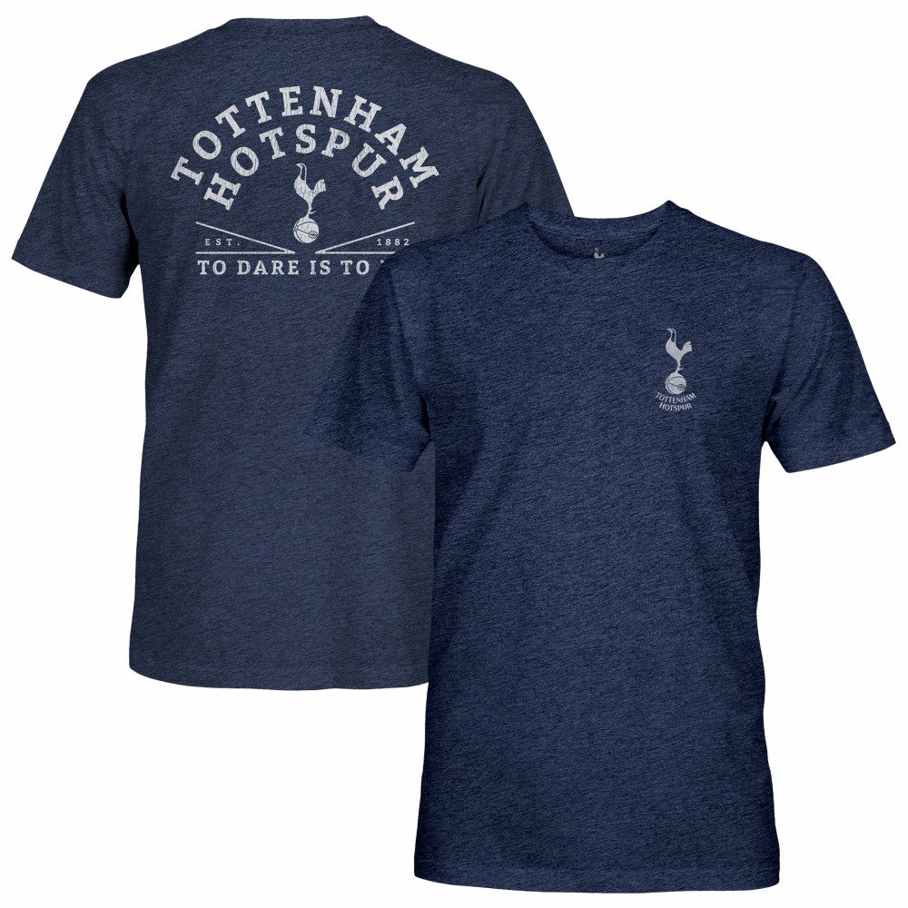 Tottenham Hotspur 1863FC Front Back Date Twisted Tri-Blend T-Shirt - Heather Navy for sale