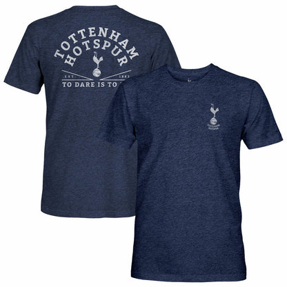 Tottenham Hotspur 1863FC Front Back Date Twisted Tri-Blend T-Shirt - Heather Navy for sale
