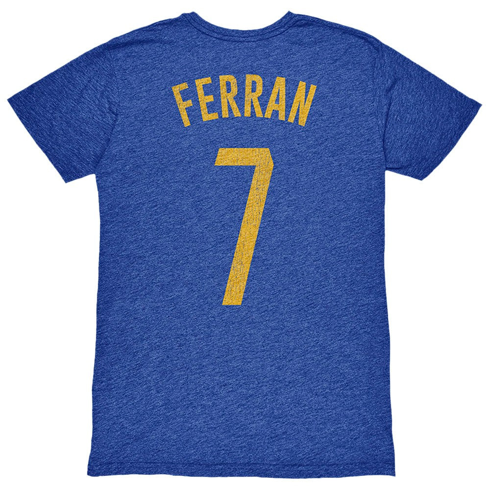 Ferran Torres Barcelona 1863FC Player Name & Number Twisted Tri-Blend Slub T-Shirt - Heather Royal shop