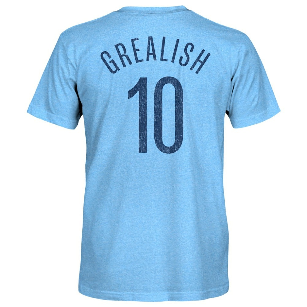 Jack Grealish Manchester City 1863FC Player Name & Number Twisted Tri-Blend Slub T-Shirt - Sky Blue shop