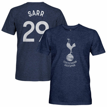 Pape Matar Sarr Tottenham Hotspur 1863FC Player Name & Number Twisted Tri-Blend Slub T-Shirt - Heather Navy outlet