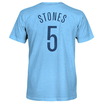 John Stones Manchester City 1863FC Player Name & Number Twisted Tri-Blend Slub T-Shirt - Sky Blue online