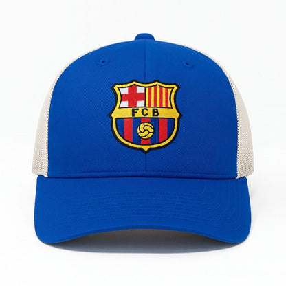 Barcelona 1863FC Washed Trucker Adjustable Hat - Royal on sale