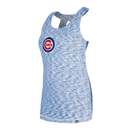 Chicago Cubs Women's Space Dye Keyhole Back Tank Top - Royal | New Era