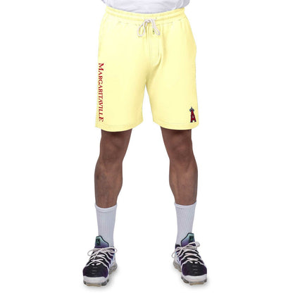 Los Angeles Angels Margaritaville Peached French Terry Shorts - Yellow