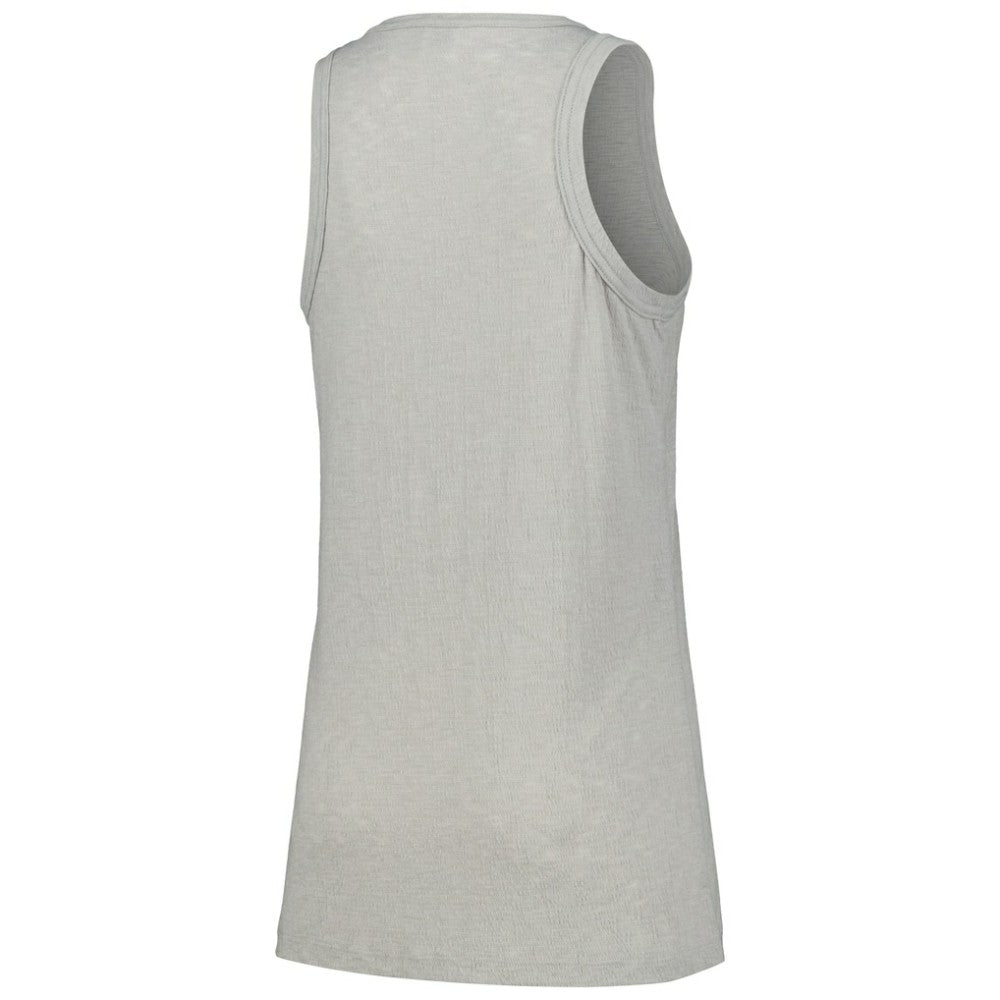 Chicago White Sox Soft as a Grape Women's Gauze High Neck Tank Top - Gray