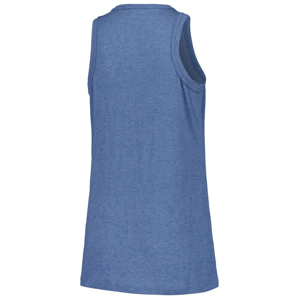 Houston Astros Soft as a Grape Women's Gauze High Neck Tank Top - Navy