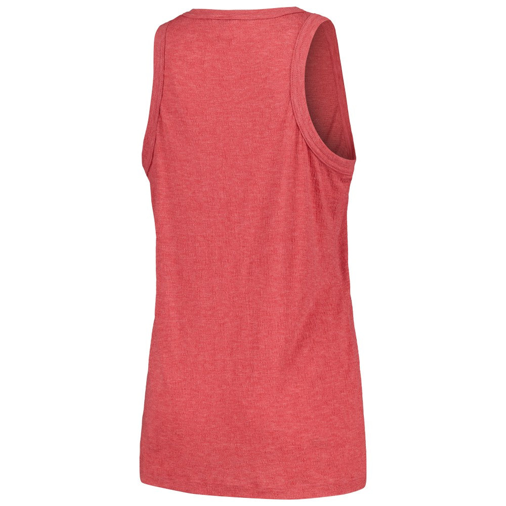Los Angeles Angels Soft as a Grape Women's Gauze High Neck Tank Top - Red