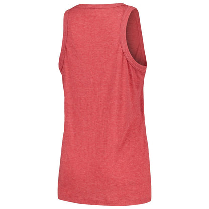 Los Angeles Angels Soft as a Grape Women's Gauze High Neck Tank Top - Red