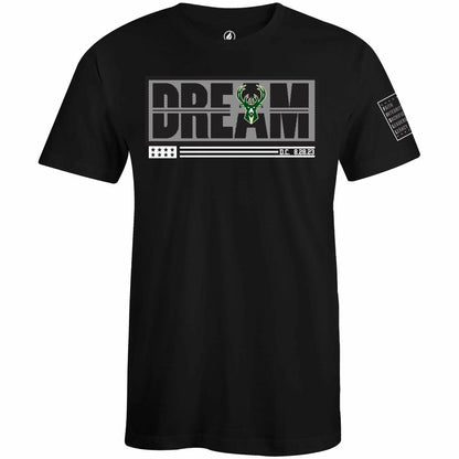 Milwaukee Bucks FISLL x Black History Collection Unisex T-Shirt - Green discount