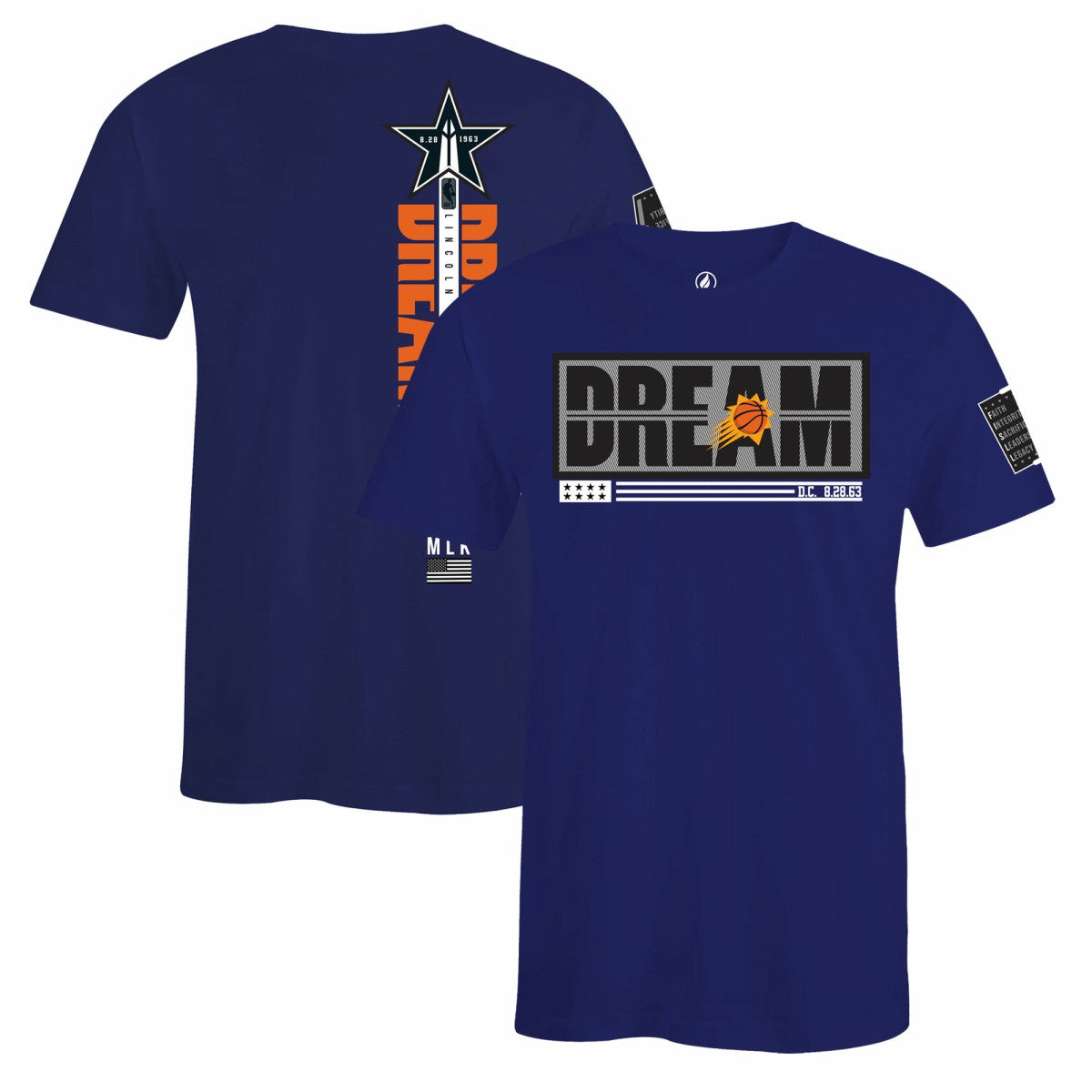 Phoenix Suns FISLL x Black History Collection Unisex T-Shirt - Purple discount